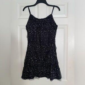 Altar’d State Black Shimmer Dress